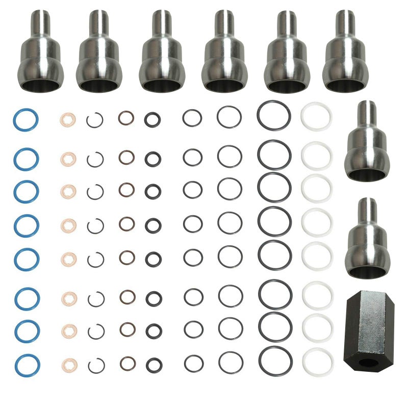 caqeg Pack of 8 For 2003-2007 Ford 6.0L Powerstroke Oil Rail Leak Repair Kit Tool O-rings + Injector Seal Kits - Image 1